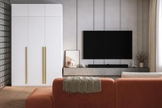 Лорена Хит-3 с антресолью Белый