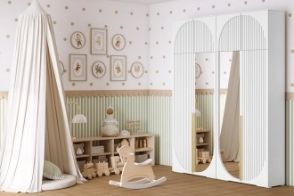 Брей-2.1 с антресолью Белый