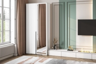 Солфорд 2 с зеркалом Белый