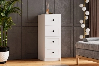 Комод-стеллаж Билли в белом цвете