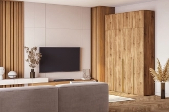 Эдинбург-4 с антресолью Дуб Кастелло коньячный