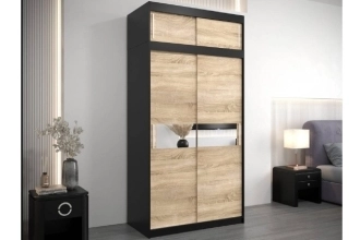 Бенито-1А Чёрный/Дуб Сонома