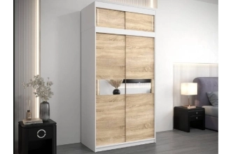 Бенито-1А Белый/Дуб Сонома