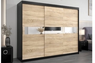 Бенито-3 Черный/Дуб Сонома