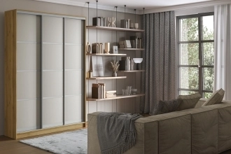 Борнео-3.2 Дуб Золотистый/Серебро