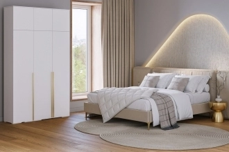 Эдинбург-3 с антресолью Белый