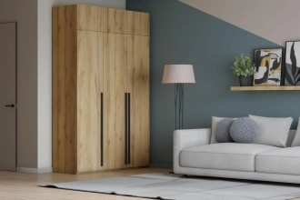 Лорена Пакс-3 с антресолью Дуб Золотистый