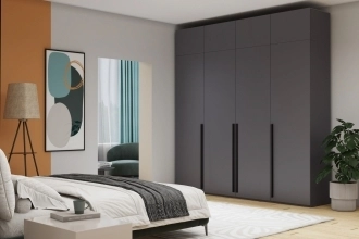 Лорена Пакс-4 с антресолью Графит