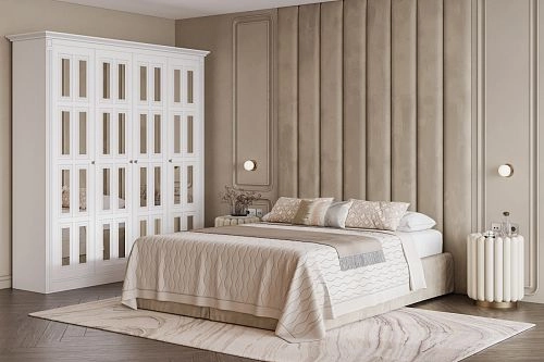 Шкаф распашной Классика Люкс-4.6 МДФ - фото 1