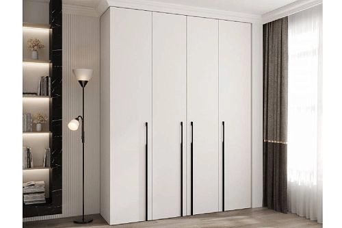 Шкаф распашной Комо-4 Белый - фото 2