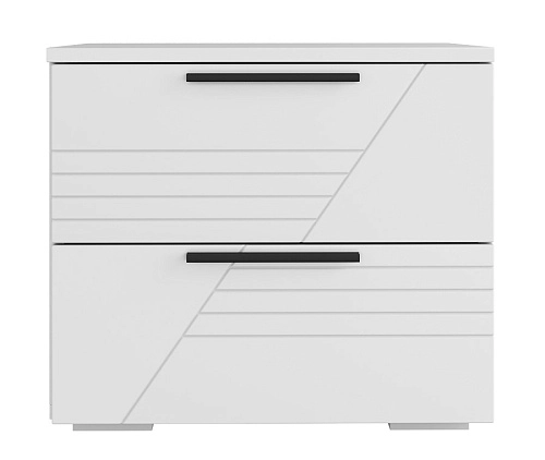 Тумба прикроватная Синтра 2 Белый - фото 3