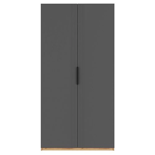 Шкаф распашной Астрис-3 Графит - фото 3