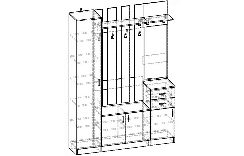 Прихожая Горизонт-6 - фото 2