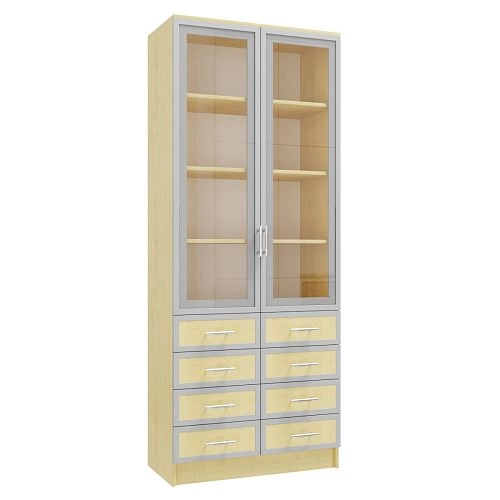 Книжный шкаф Альма-12 Клён - фото 2