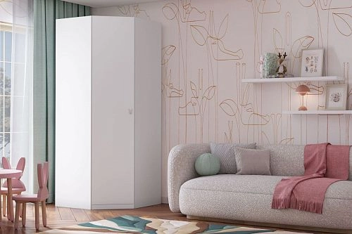 Шкаф угловой Скарабей Белый - фото 1