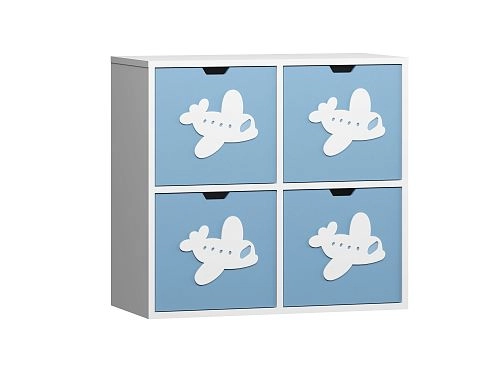 Стеллаж KIDS 1 Пастельно-Синий - фото 2