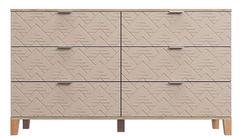 Комод Марвин Йорк 7 фрезеровка 4 Роза - фото 2