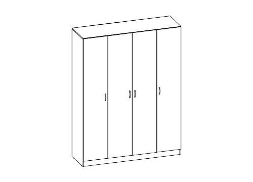 Шкаф распашной Рио-4.1 - фото 3