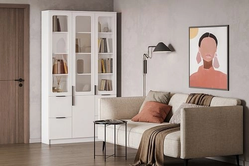 Шкаф для книг Модена 3.5 - фото 1