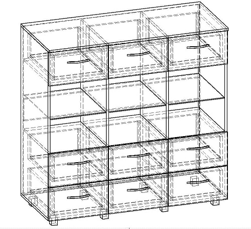 Комод Нюанс-17 - фото 2