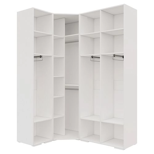 Шкаф угловой Калифорния-Стиль-11 Белый - фото 2