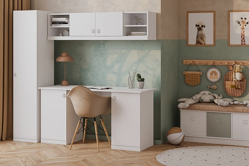 Стенка детская Скарабей-11 Белый - фото 1