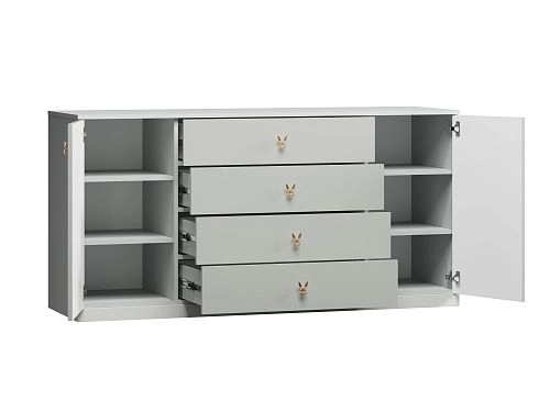 Комод Банни-3 Светло-Серый - фото 6