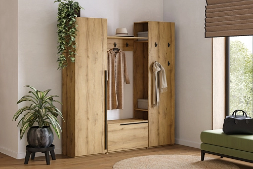 Прихожая Лорена Пакс-4 Дуб Золотистый - фото 1