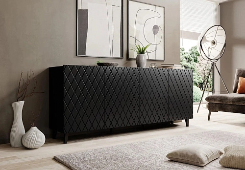 Комод Рей Черный - фото 1