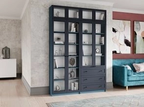 Шкаф для книг Билли ьмин 47 Деним супер софт