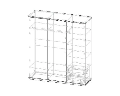 Шкаф распашной Бостон-3 - фото 5