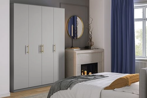 Шкаф распашной Хелена-4 Шиншилла - фото 1