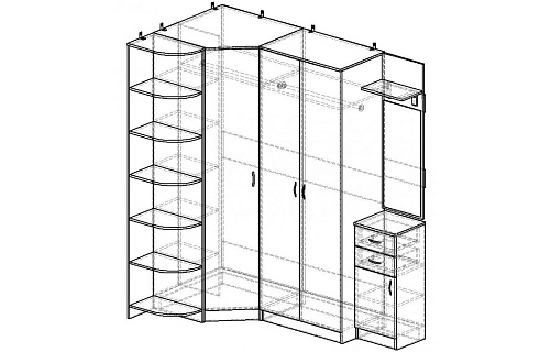 Прихожая Горизонт-16 - фото 2