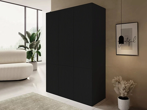 Шкаф распашной Терни-3 Черный - фото 1