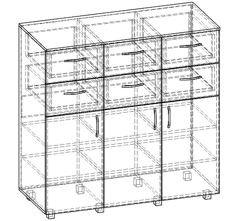 Комод Нюанс-14 - фото 2