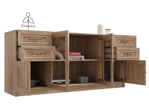 Комод Карлос-079 Дуб Сонома - фото 4