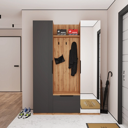 Прихожая Астрис-2 Графит - фото 1