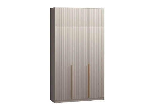 Шкаф распашной Монро-3 Кашемир с антресолью - фото 3