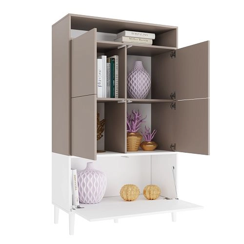 Стеллаж Скарлет-9 Белый - фото 2