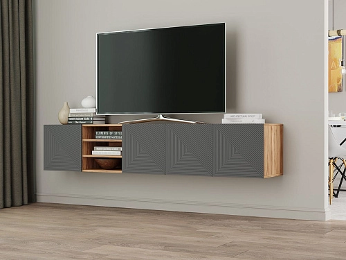 ТВ тумба Алиса 5 Серый - фото 1