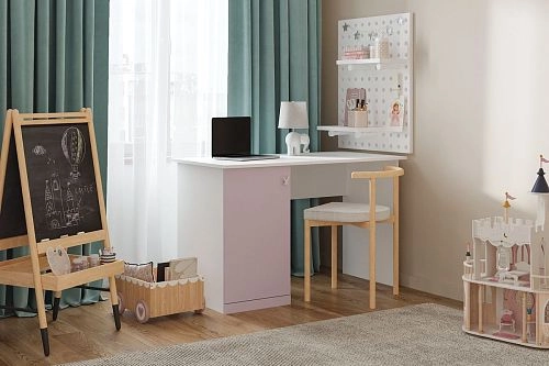 Письменный стол Банни-3 Розовый Лайт - фото 1