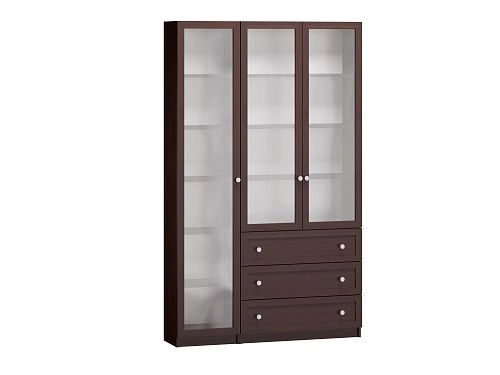 Шкаф для книг Билли-43 Венге Цаво - фото 3