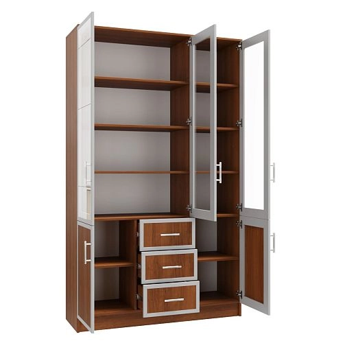 Книжный шкаф Альма-17 Орех Экко - фото 4