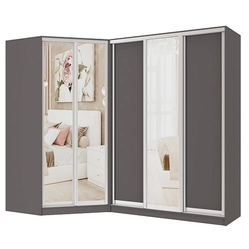 Шкаф угловой Ромео-9 Графит - фото 3