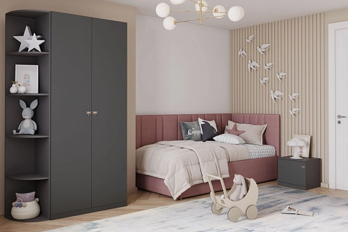 Стенка детская Стрекоза-2 Графит - фото 1