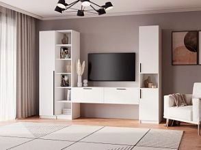 Лорена Пакс ТВ-стенка 8 Белый