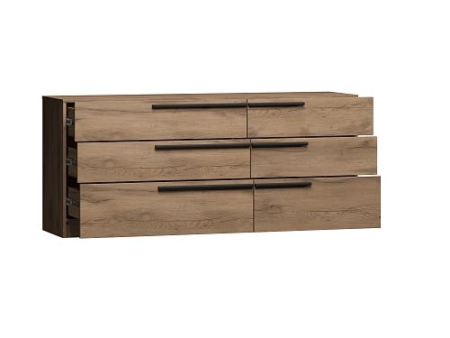 Комод Лорена Пакс-3 Дуб Табачный - фото 3