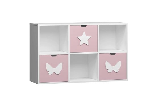 Стеллаж KIDS 14 Розовый Лайт - фото 2