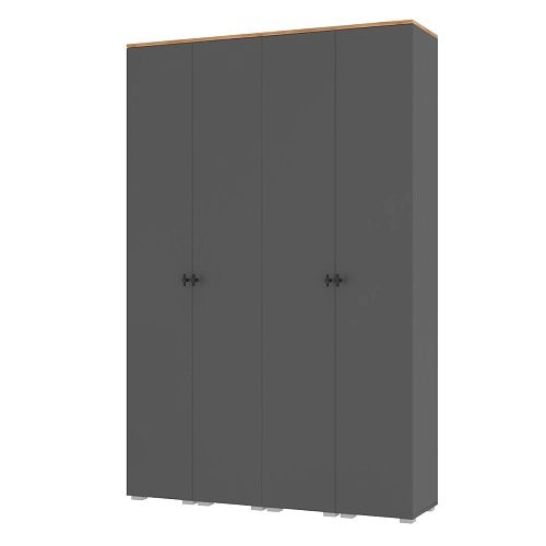 Шкаф распашной Квели 4.1 Графит - фото 3