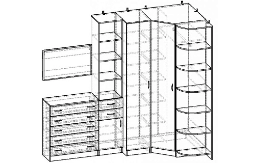 Прихожая Горизонт-17М - фото 2